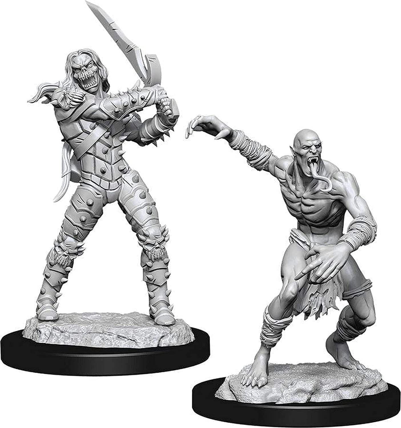 D&D Unpainted Wight And Ghast