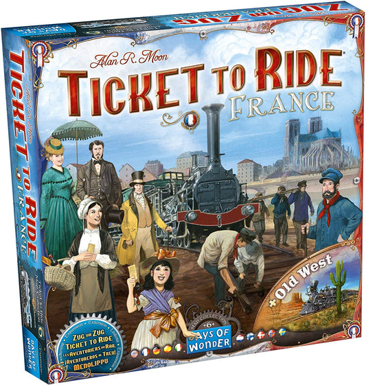 Ticket to Ride France/Old West Map 6