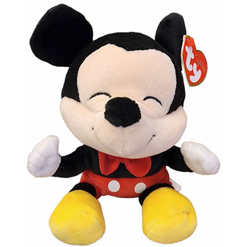 Ty Beanie Baby Disney Sparkle Mickey Mouse 7.5" Floppy Plush