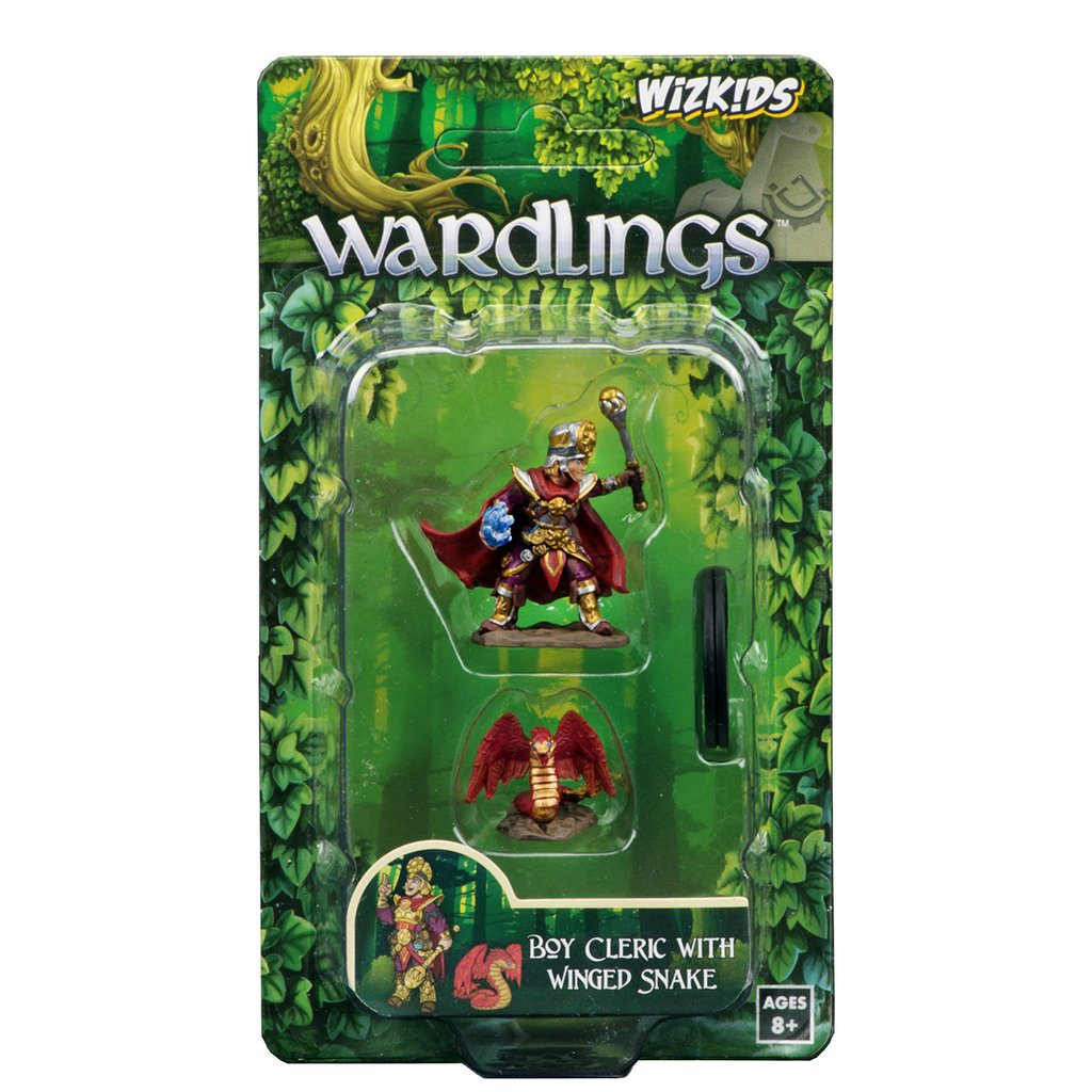 Wardlings Boy Cleric & Winged Snake