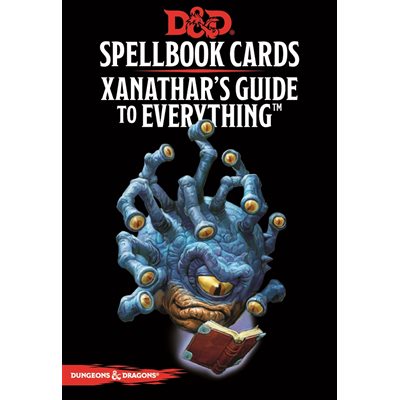D&D Spellbook Cards Xanathar's Guide to Everything