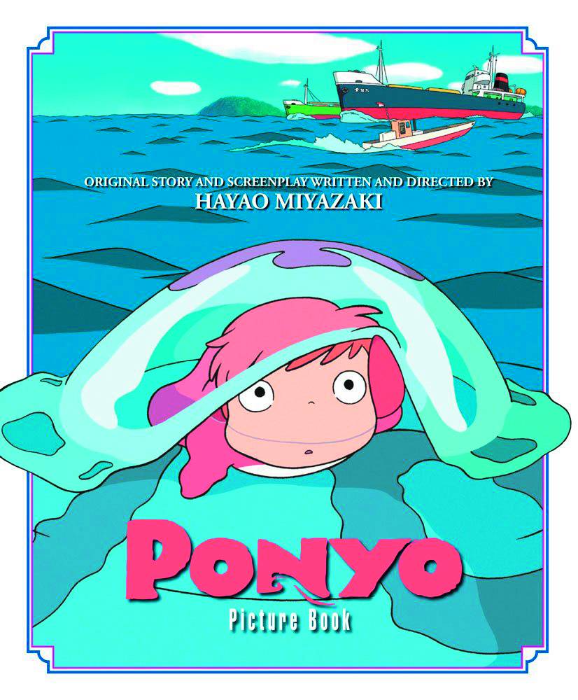 Ponyo on the Cliff Picture Book