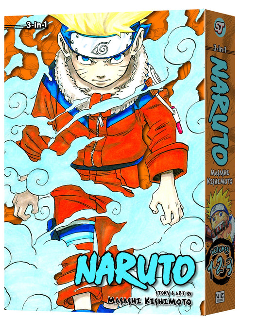 Naruto 3-in-1 Volume 01