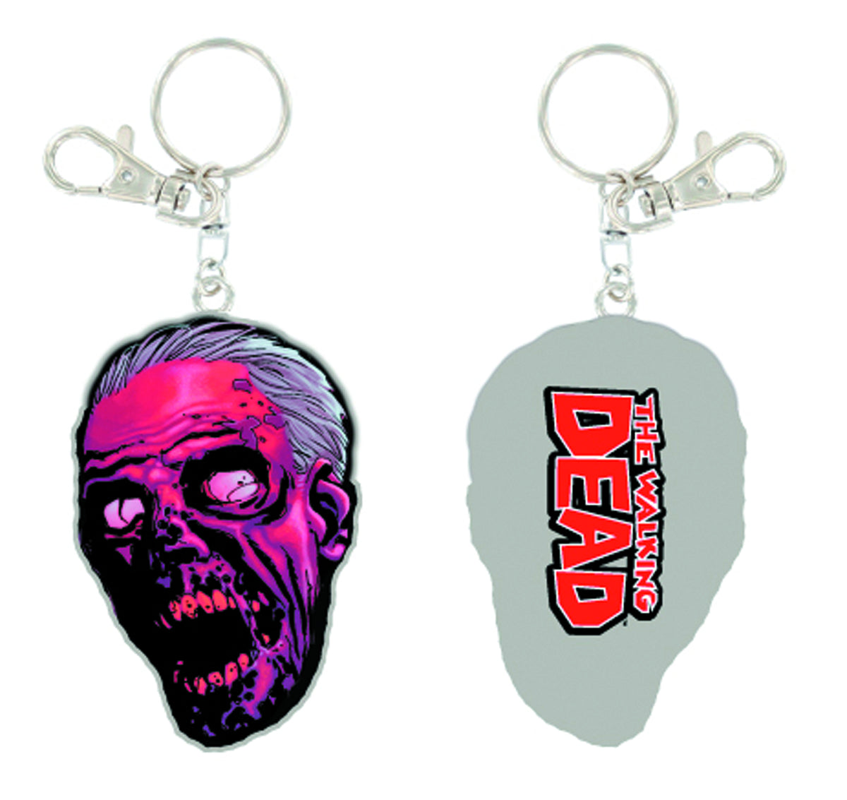 Walking Dead Zombie Head Keychain