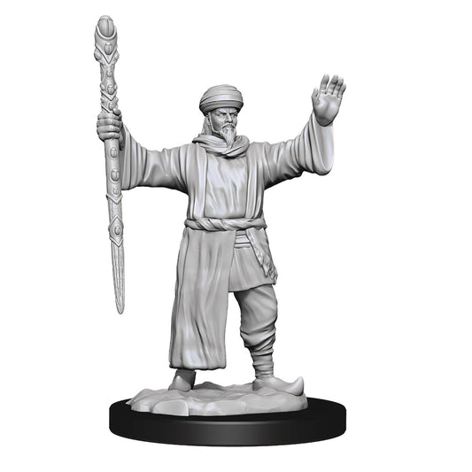 D&D Unpainted Human Wizard Male (WV13)