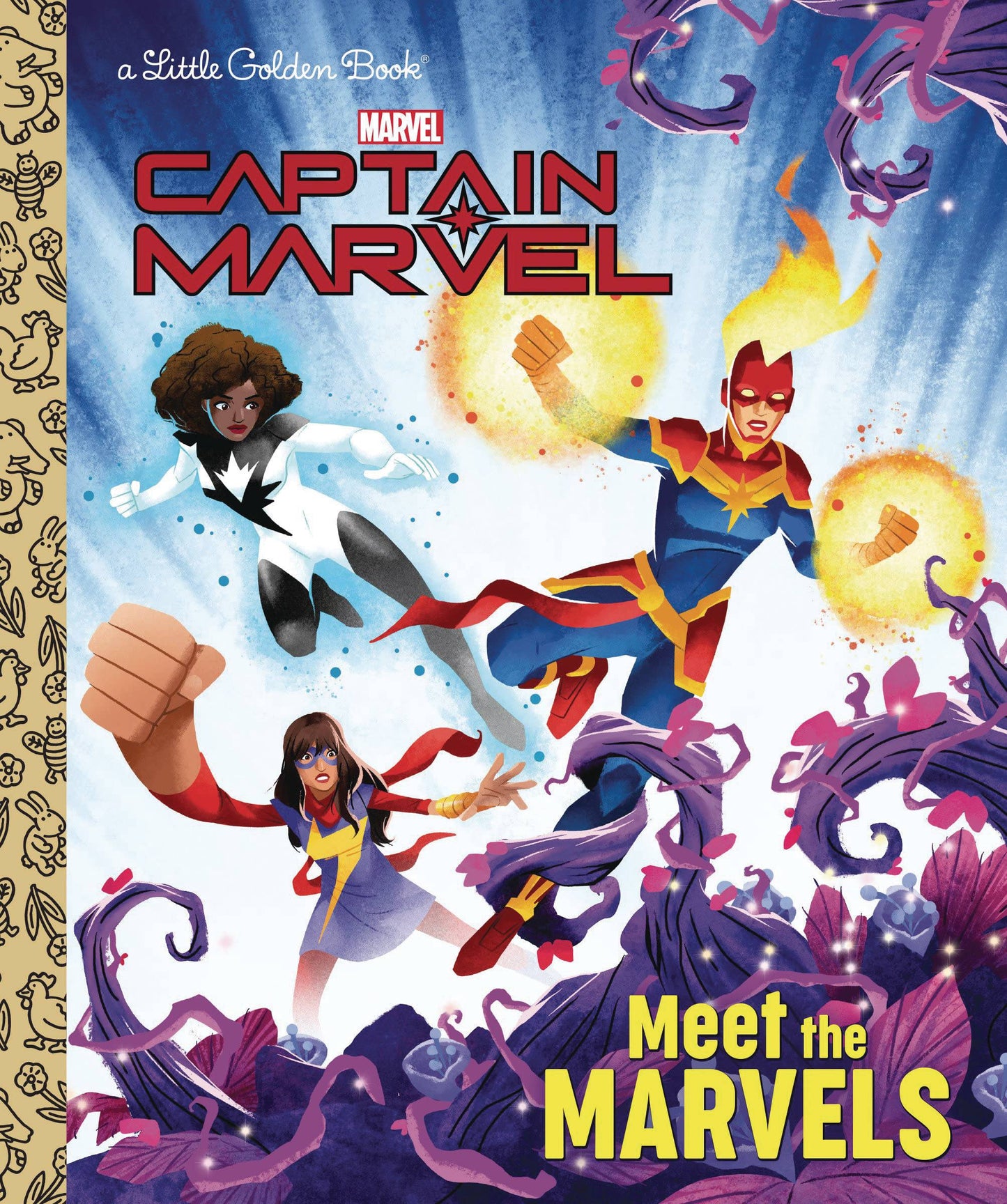 Little Golden Book Marvel Captain Marvel Meet The Marvels