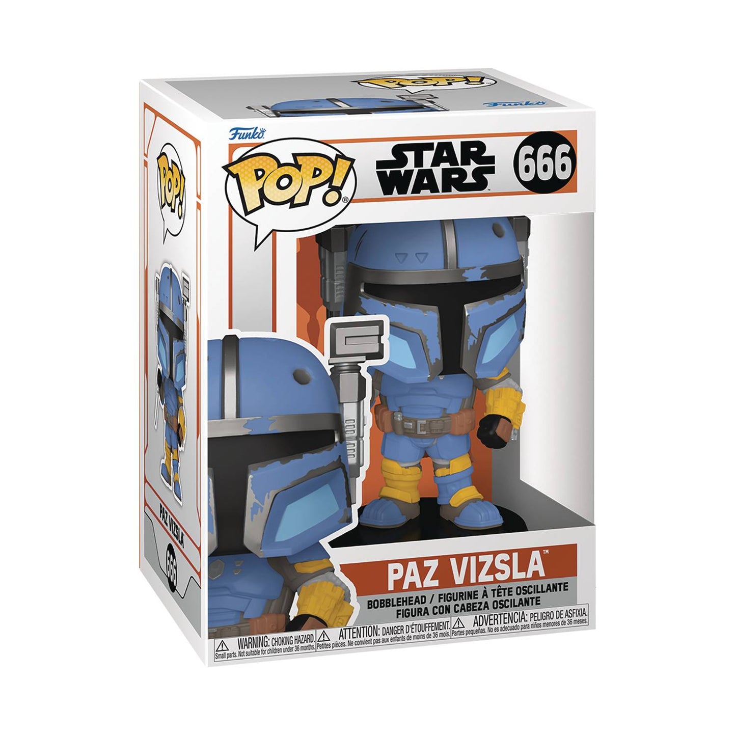 Pop Star Wars The Mandalorian Paz Vizsla Vinyl Figure