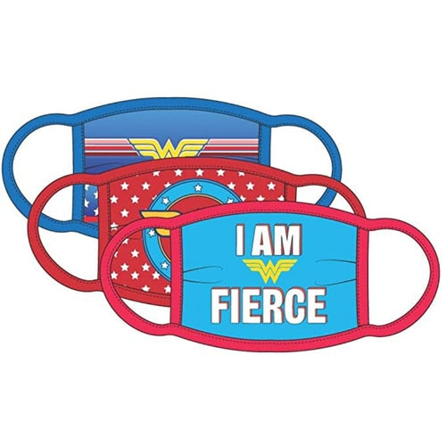 DC Comics Wonder Woman 3-Pack Youth Face Masks