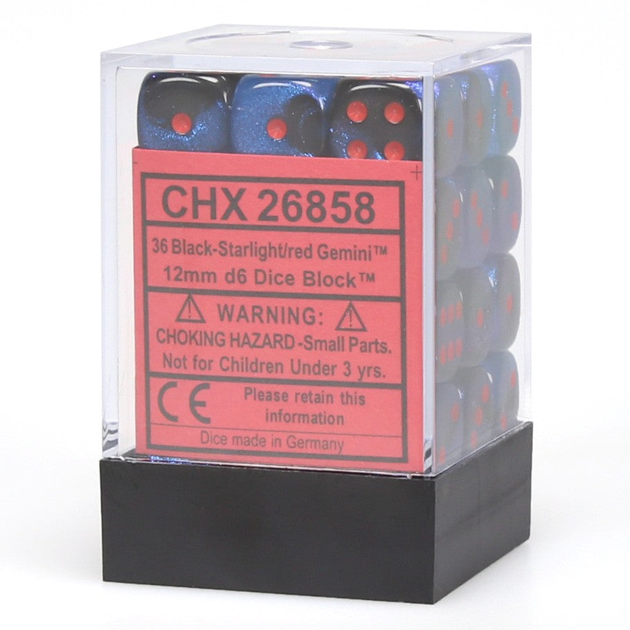 Gemini 36D6 Black-Starlight with Red