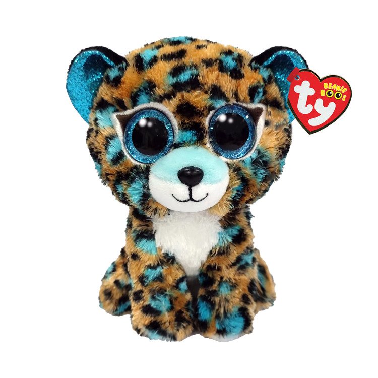 Cobalt Leopard 6" Beanie Boo