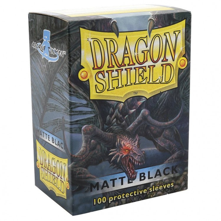 Dragon Shield Sleeves Matte Black 100ct