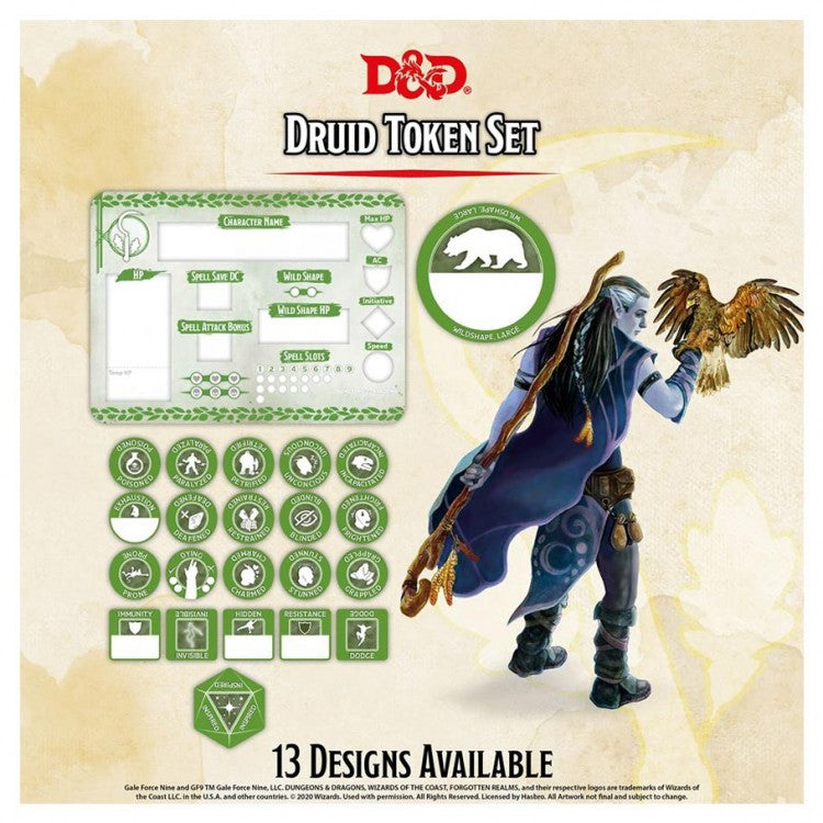 Dungeons & Dragons Druid Token Set