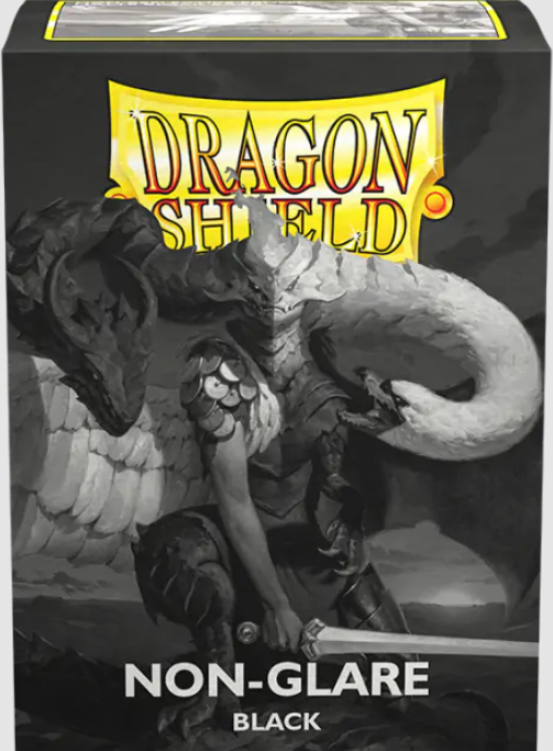 Dragon Shield Sleeves Non-Glare Black 100ct