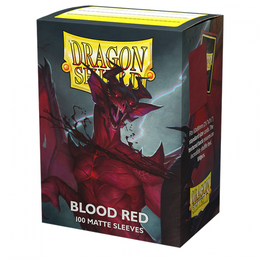 Dragon Shield Sleeves Matte Blood Red (100ct)