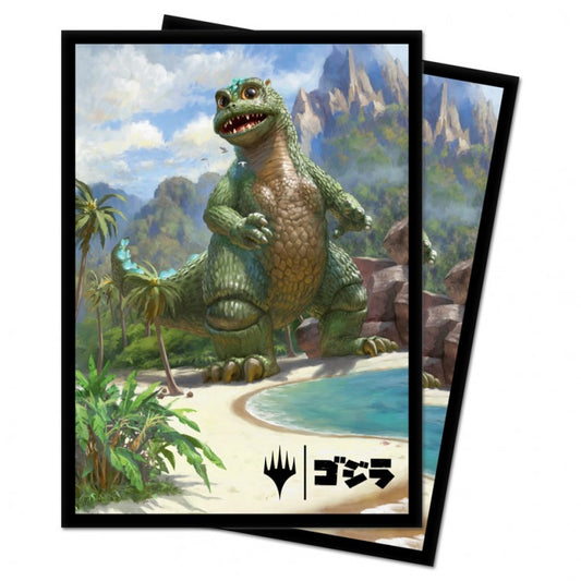 Magic the Gathering: Ikoria Lair of Behemoths Babygodzilla, Ruin Reborn Sleeves