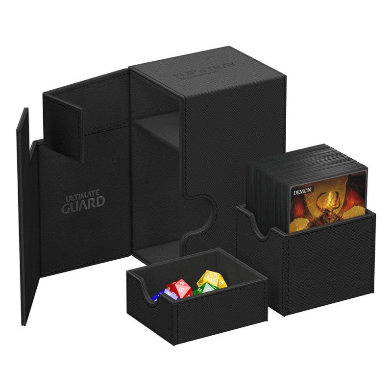 Ultimate Guard Flip'n'Tray 80+ (Black) Deckbox